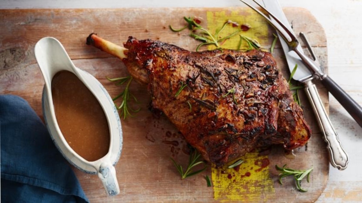 Oven Grill Roasted Lamb