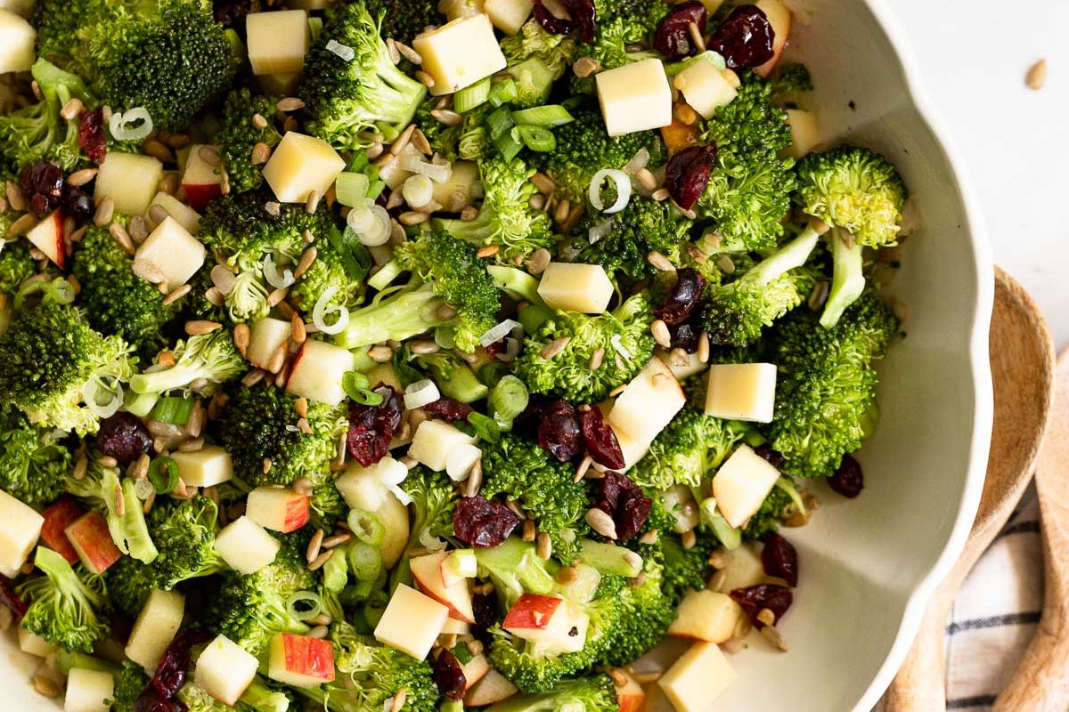 Broccoli Salad Recipe (No Mayo!)