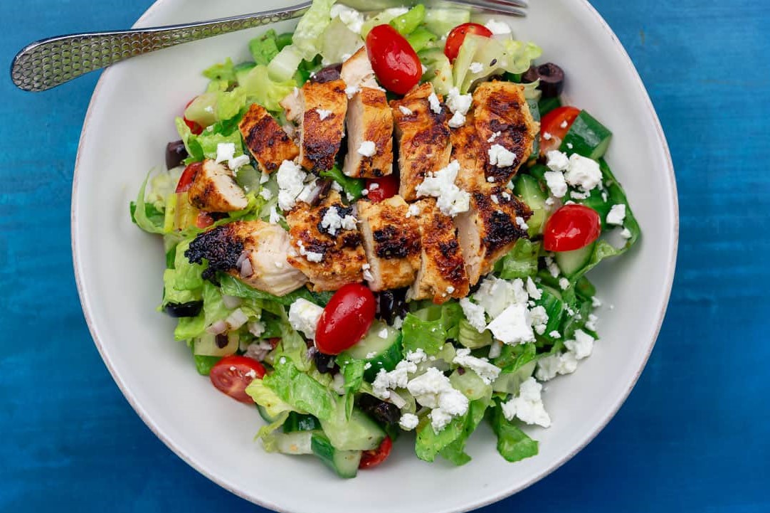 Greek Salad with Chicken