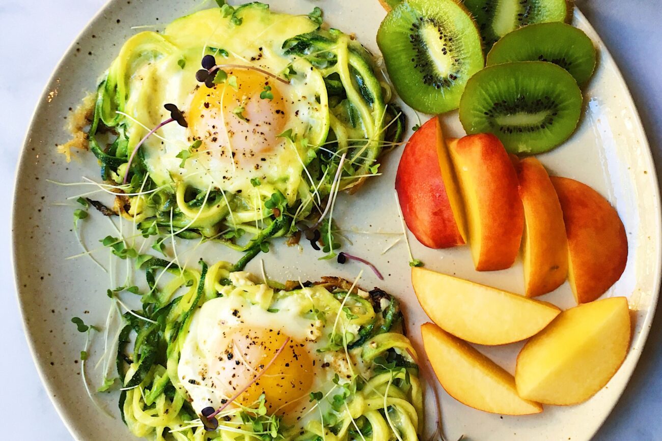 Eggs In Zoodle Nests Recipe