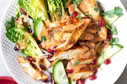 Warm chicken salad