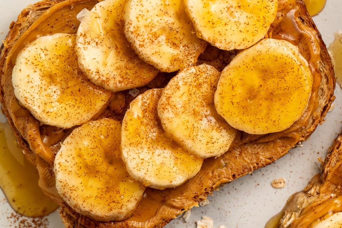 Peanut Butter–Banana Cinnamon Toast