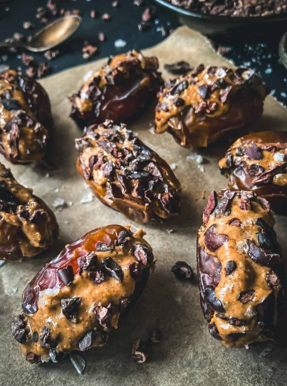 Almond Butter Stuffed Dates
