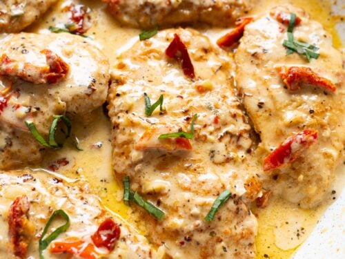 Chicken Cutlets with Sun-Dried Tomato Cream Sauce (Marry Me Chicken)