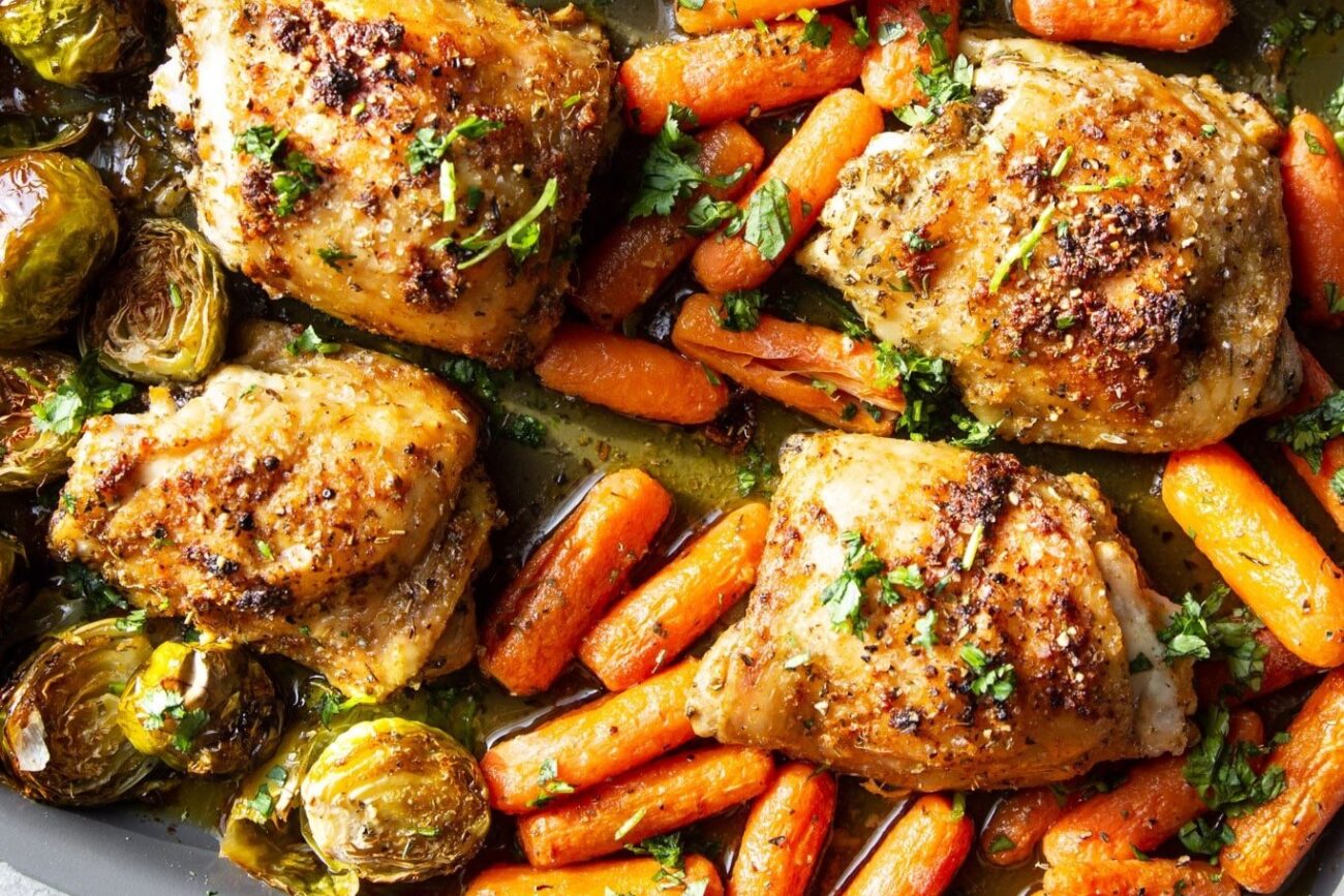 Sheet Pan Chicken Thighs